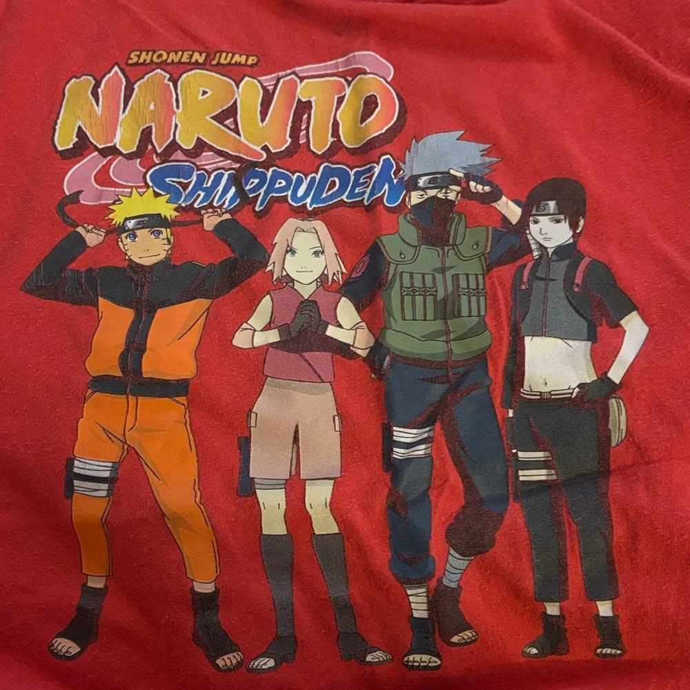 Old Navy Kids Red Naruto Shippuden T-Shirt - Picture 3 of 4